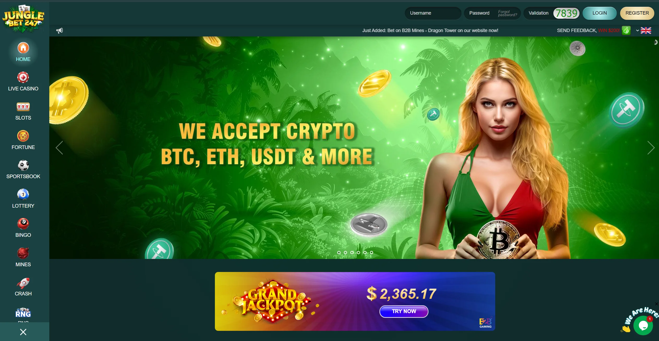JungleBet 247 screenshot 1